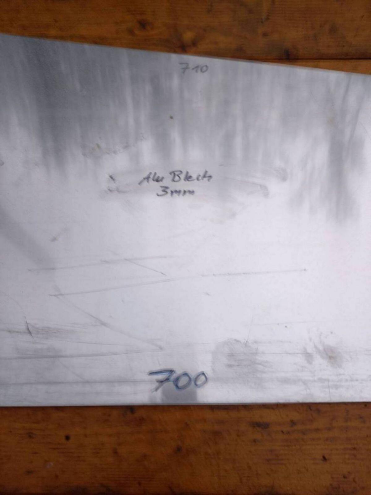 Alu Blech Rest 3 mm 2