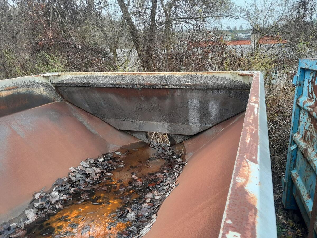 Abrollcontainer Asphaltmulde 2