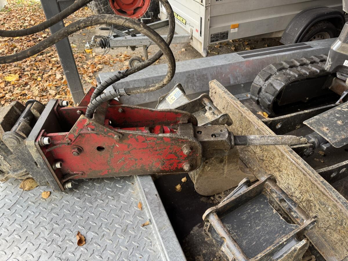 Hydraulikhammer Minibagger / Huppi, Takeuchi, Kubota 3
