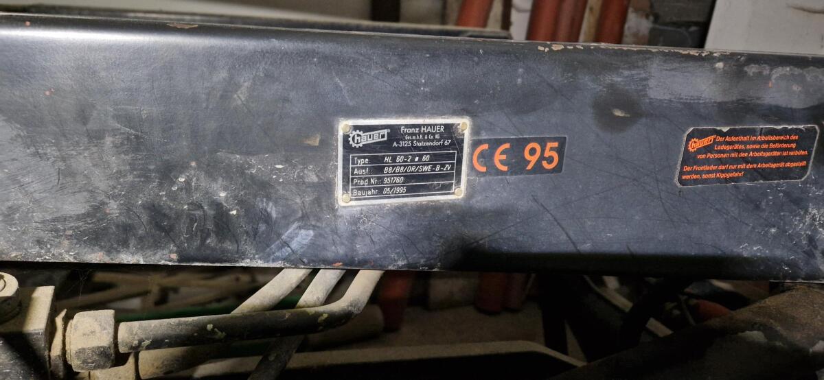 Frontlader Hauer HL 60-2 3
