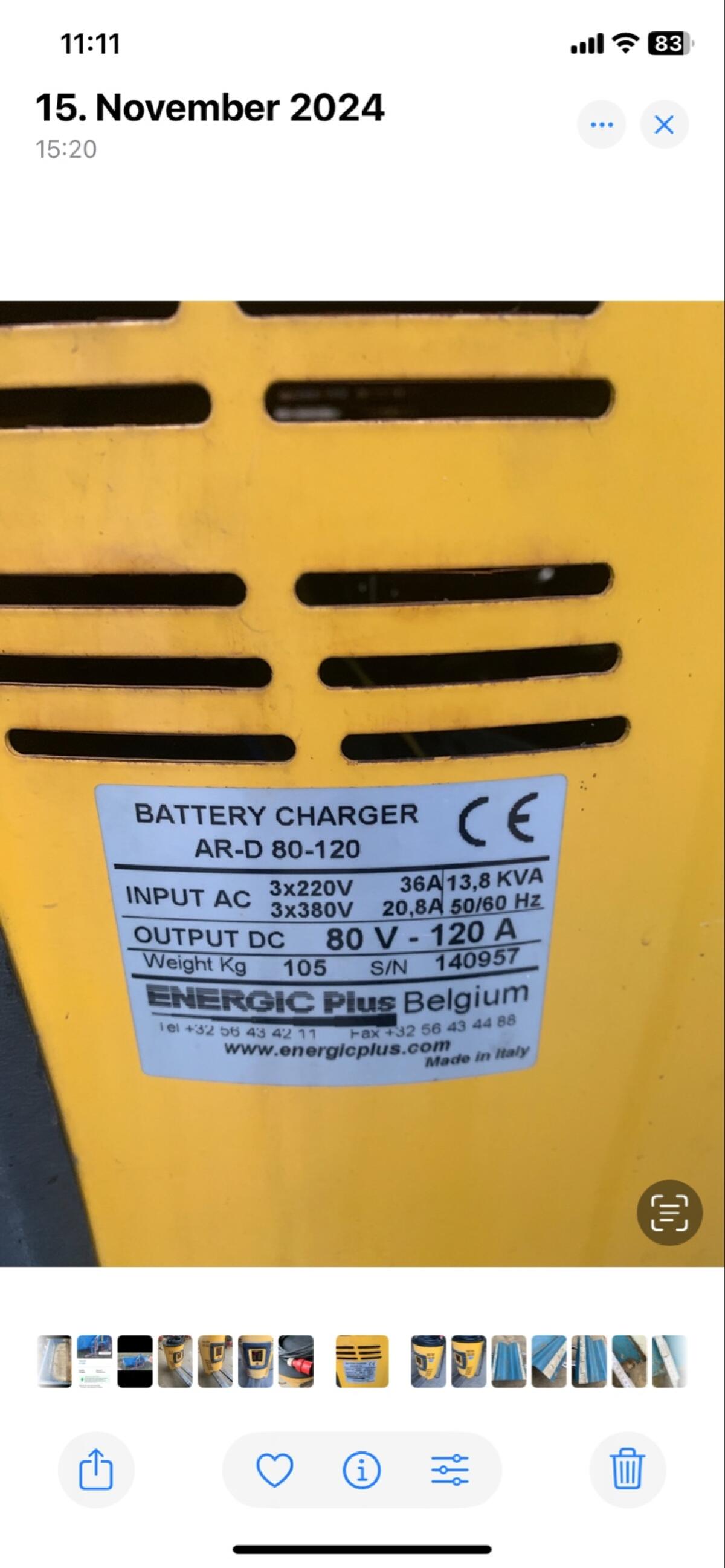 Ladegerät für Stapler Batterie 3