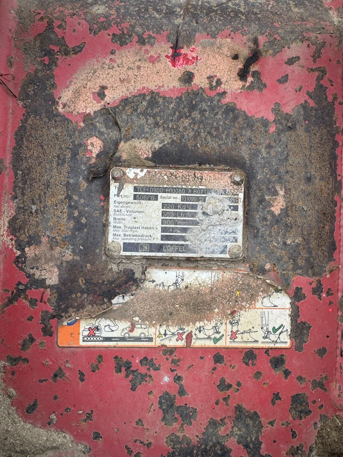 Baggerlöffel für Takeuchi TB 290 3