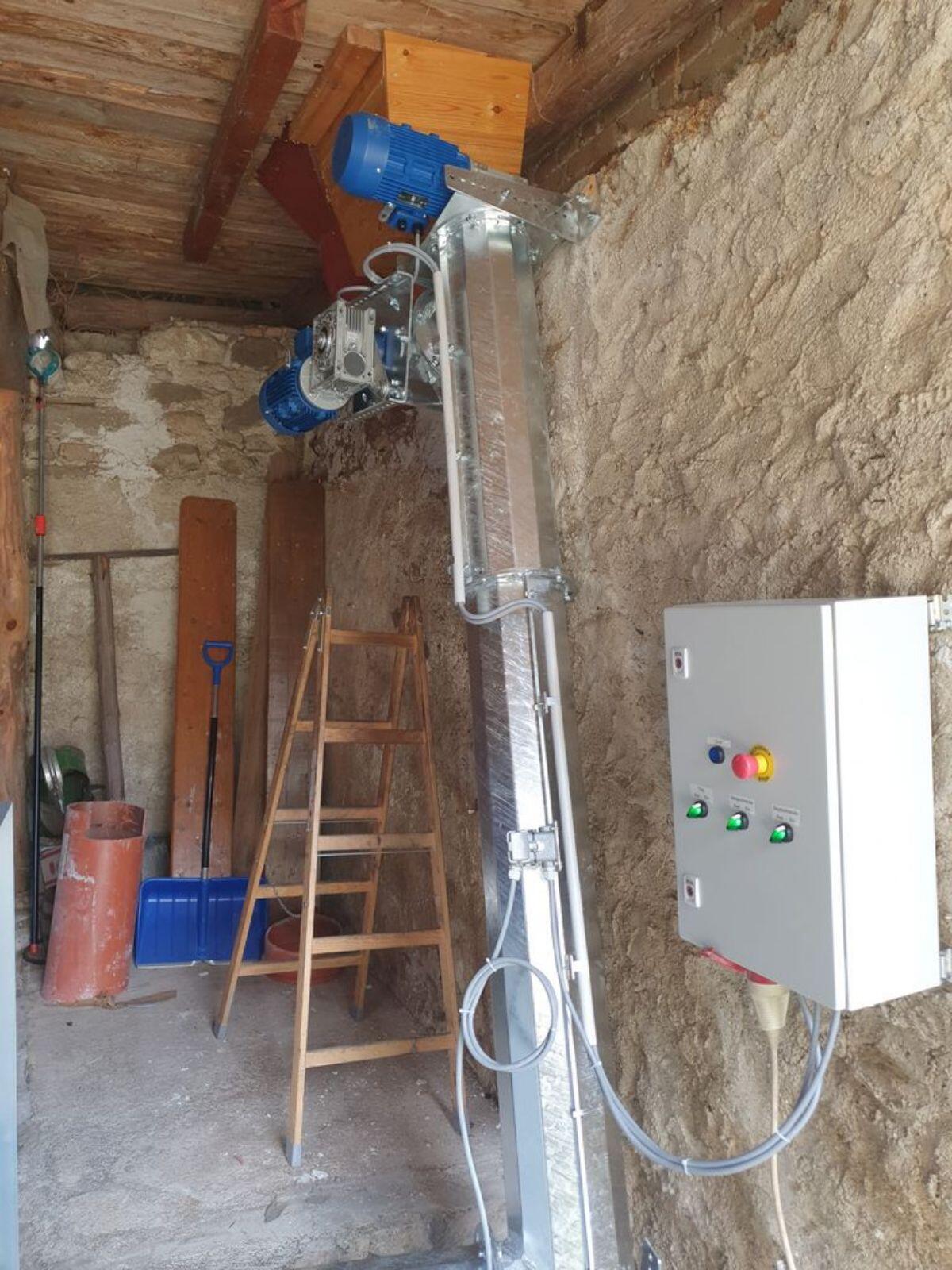 Bunkerbefüllanlage, Befüllschnecke, Befüllanlage 2