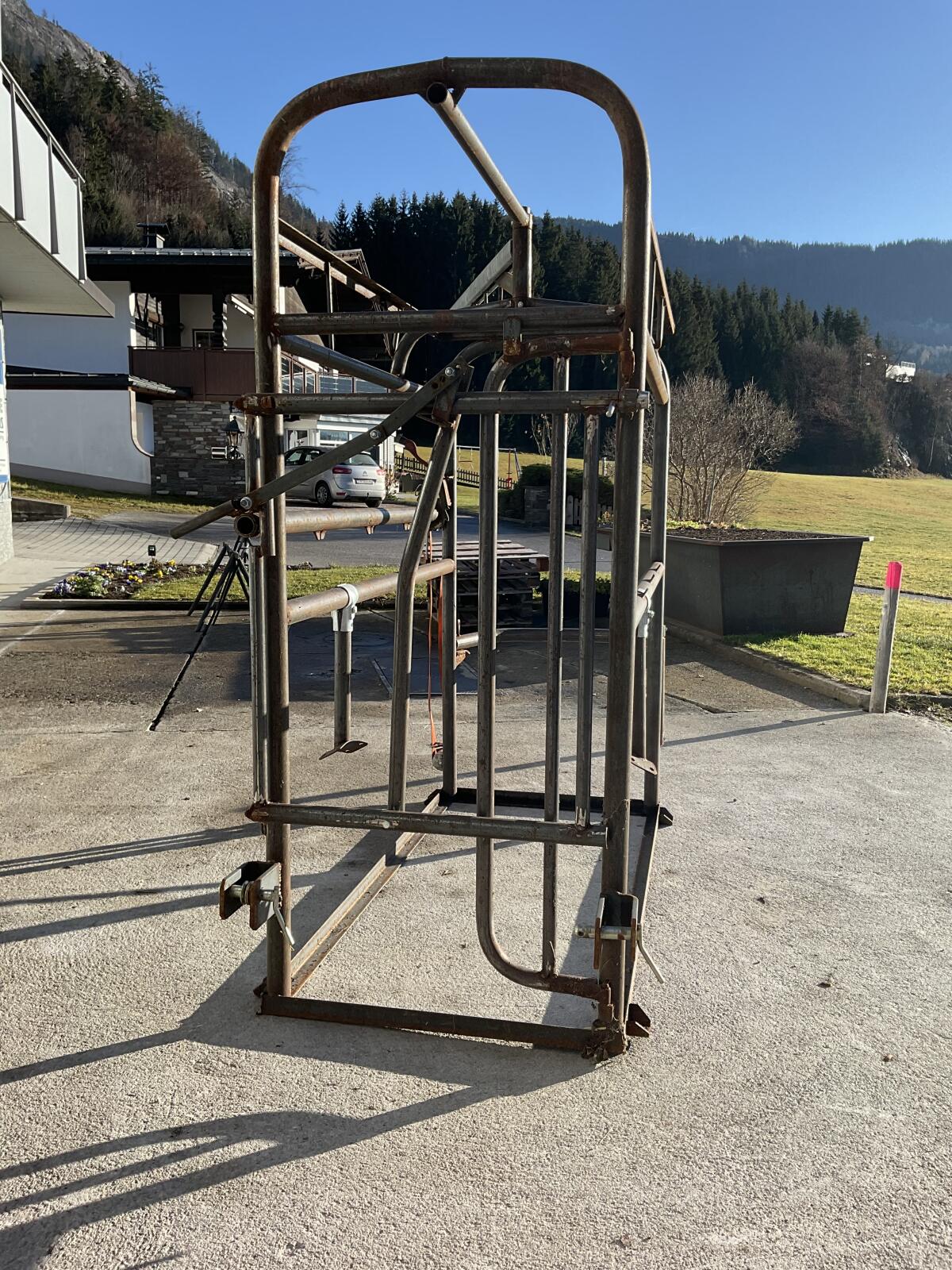 Material für Klauenpflegestand 2