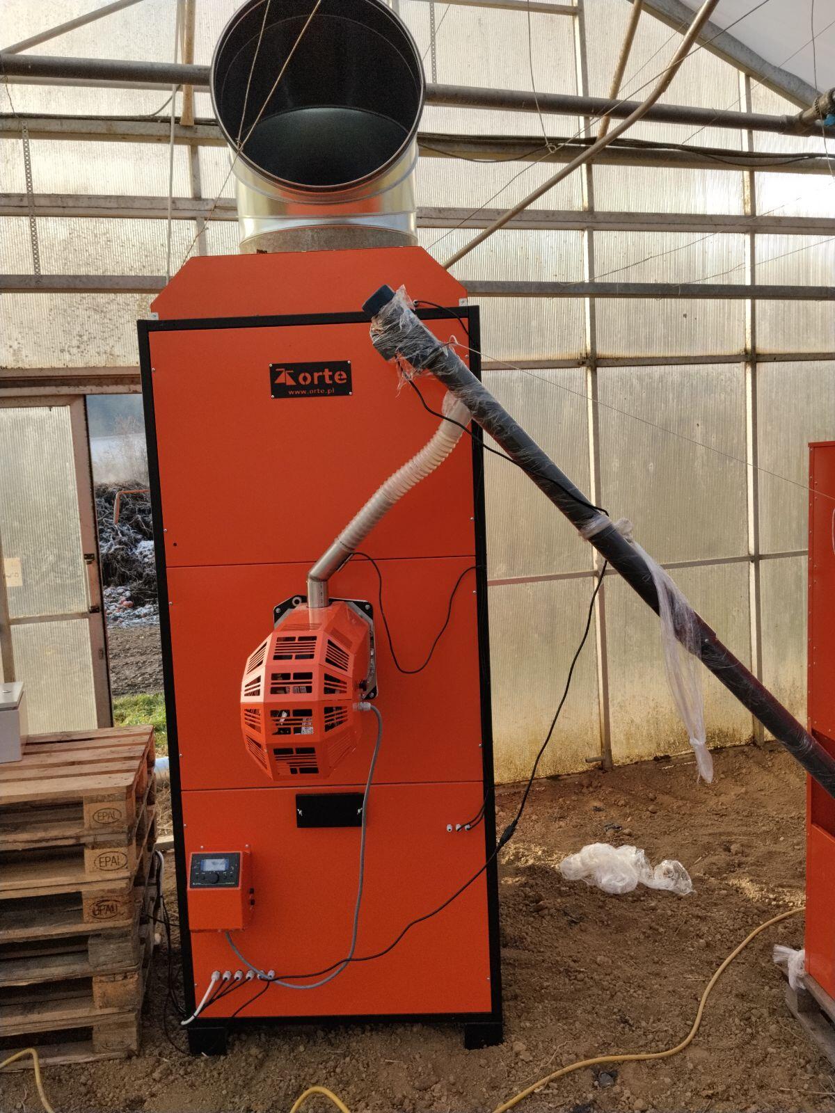 Pelletsheizung Lufterhitzer Hallenheizung Heutrocknung 3