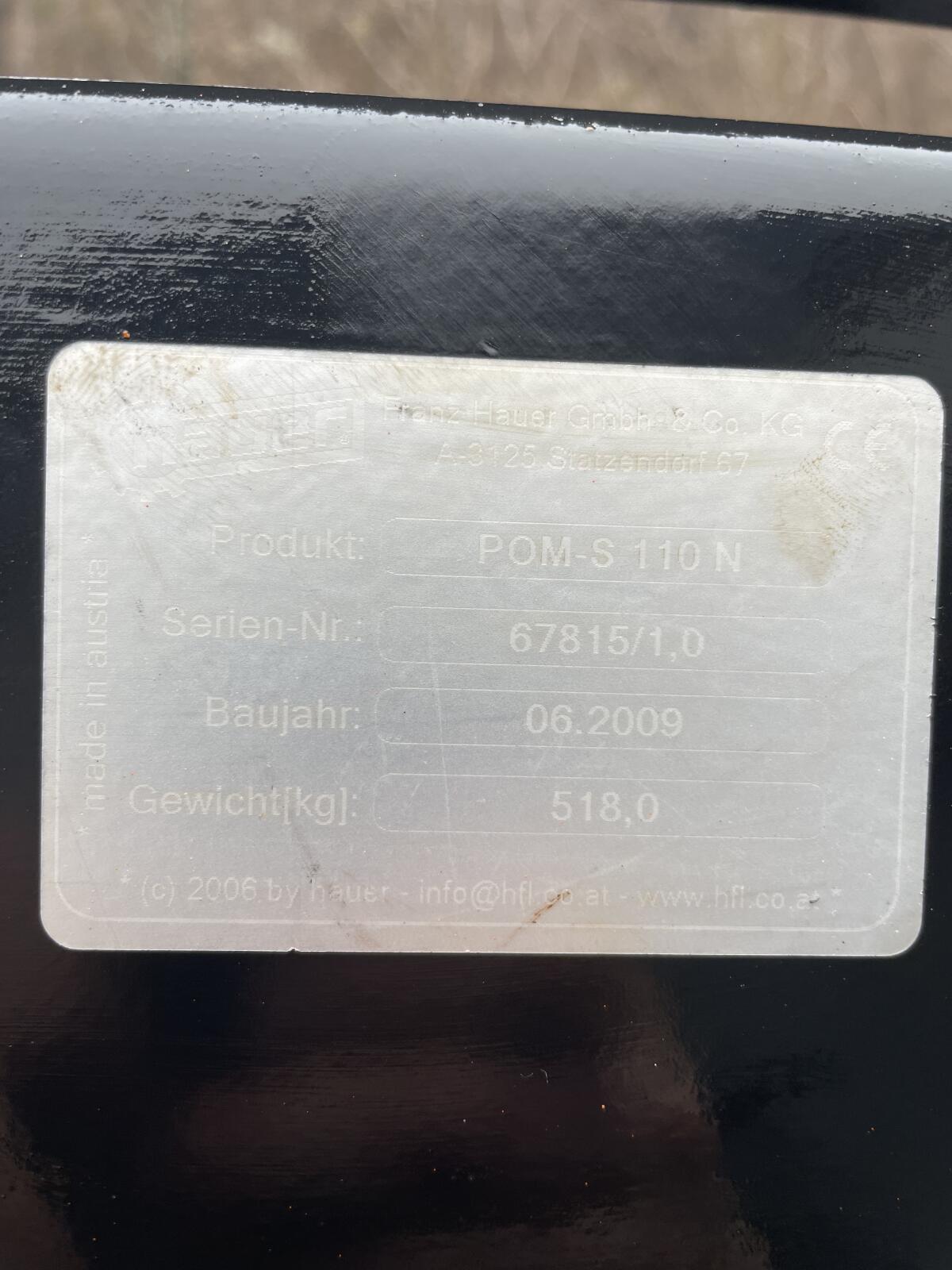 Verkaufe Hauer Frontlader 3