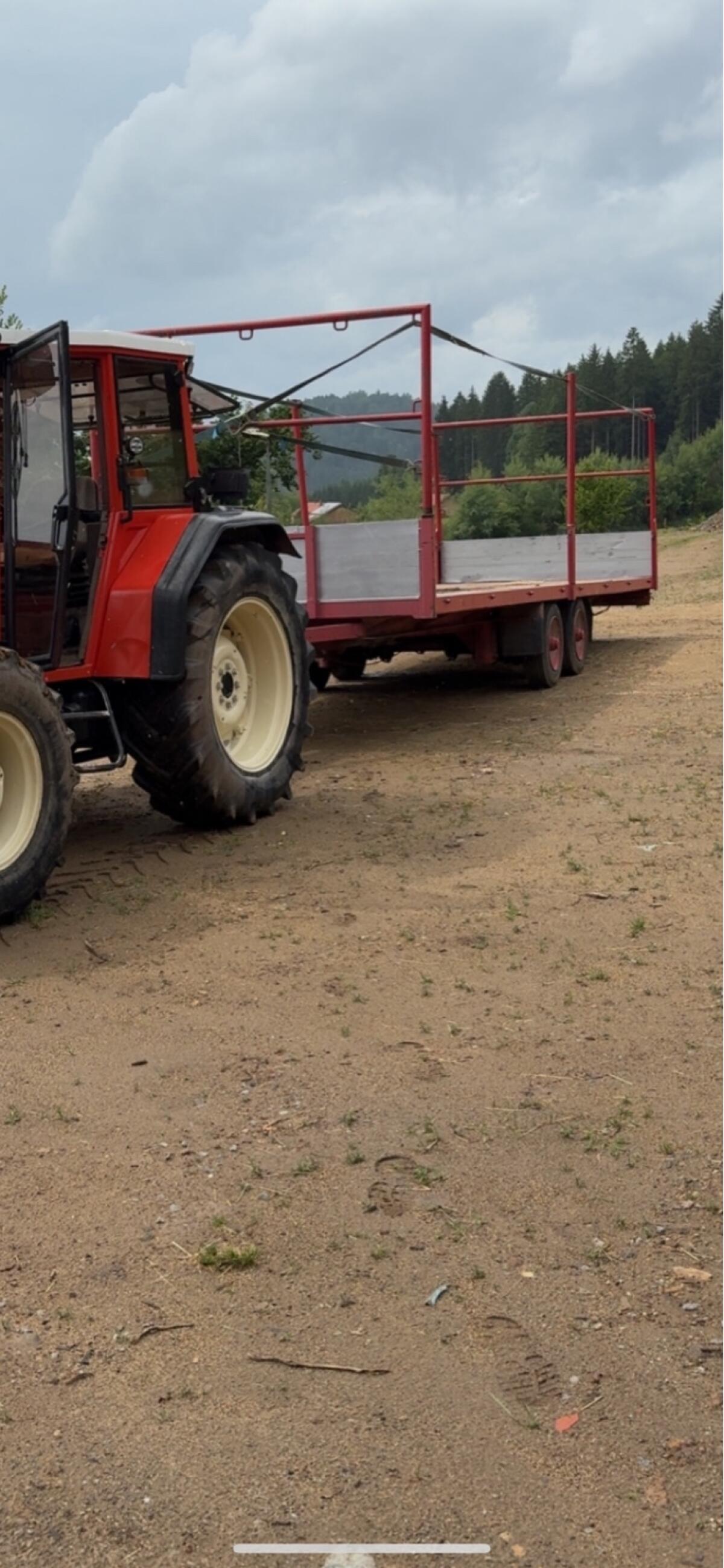 Tieflader Ballenwagen 2