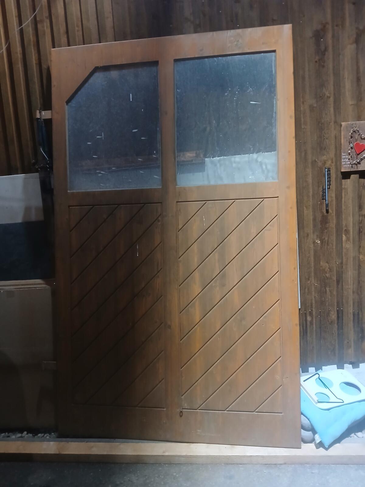 Zweiflügeliges Tor 3 m breit 2,4 m hoch 2