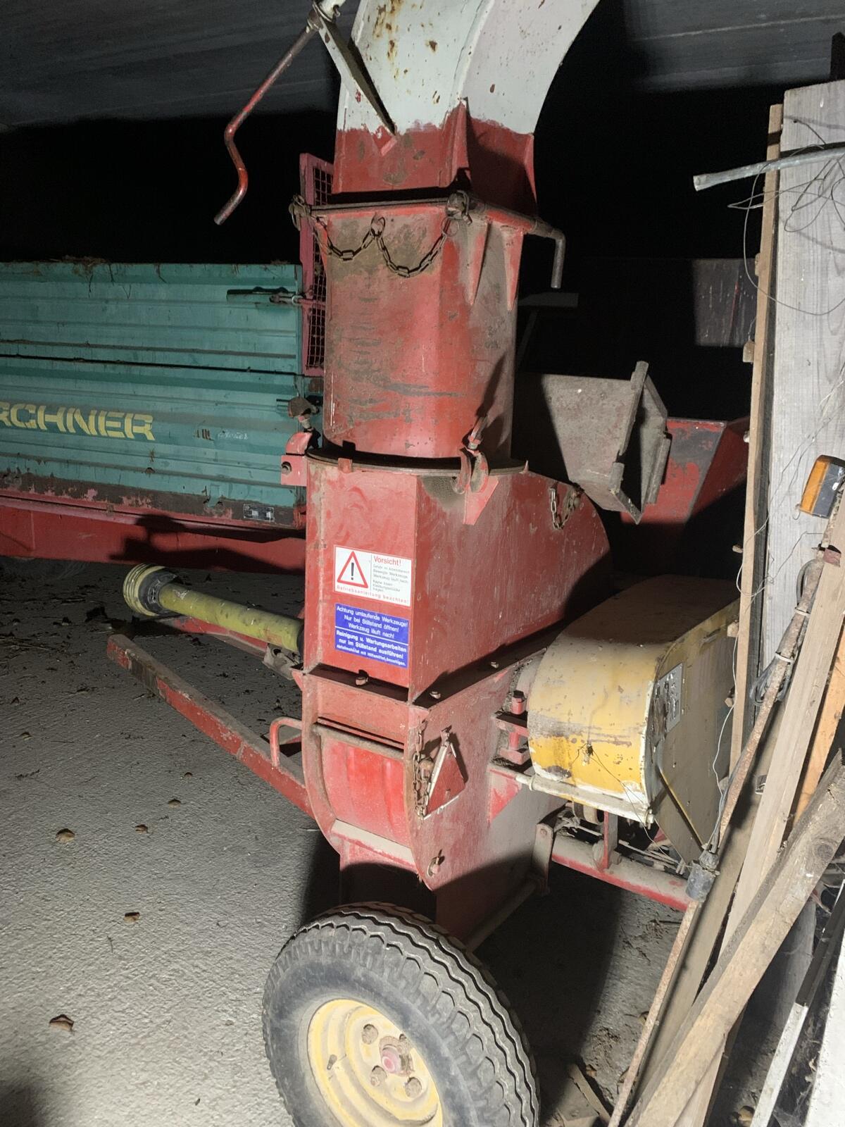 Hackmaschine für Reisig 2