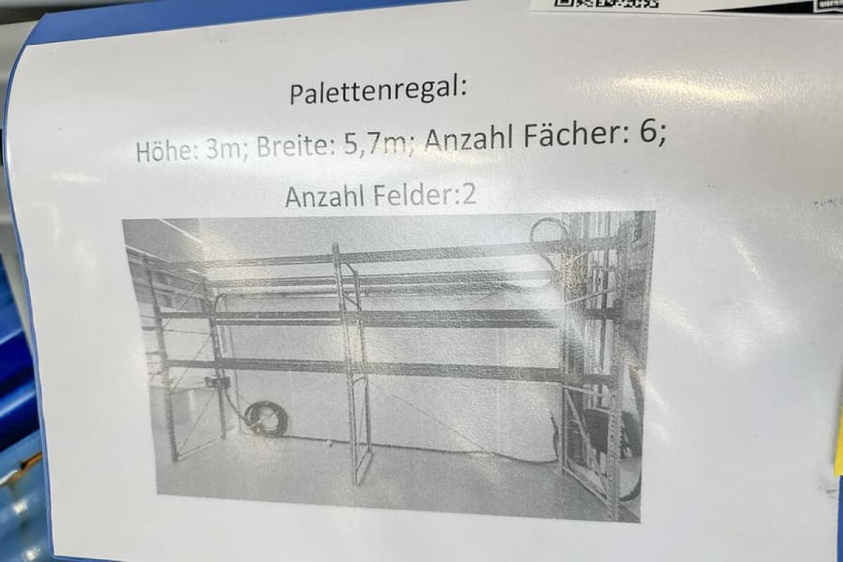 Palettenregal 3
