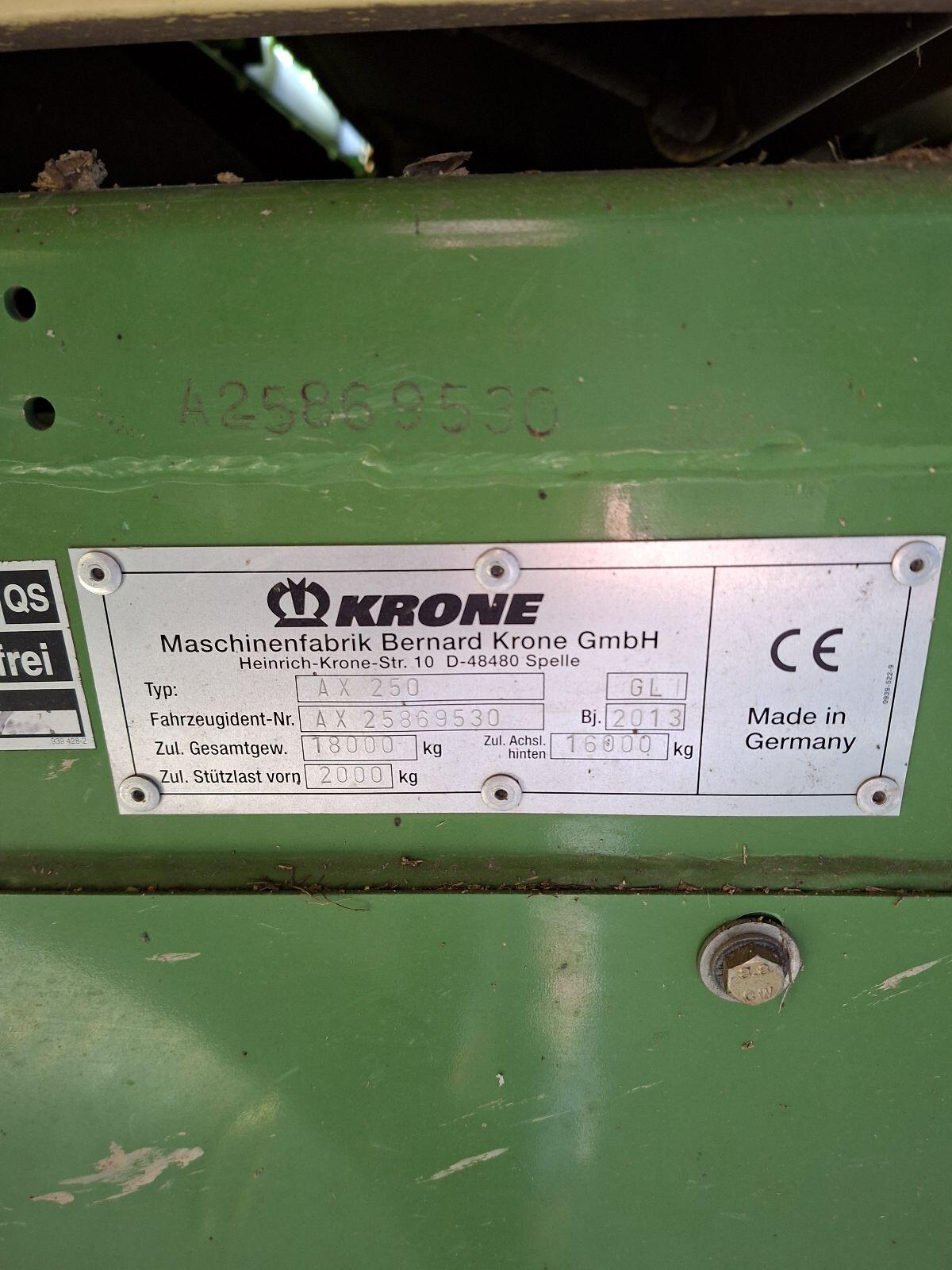 Krone AX 250 GL 2