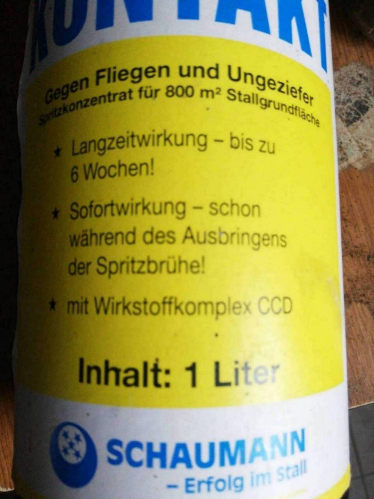 Stallspritzmittel Schaumann Kontakt 3