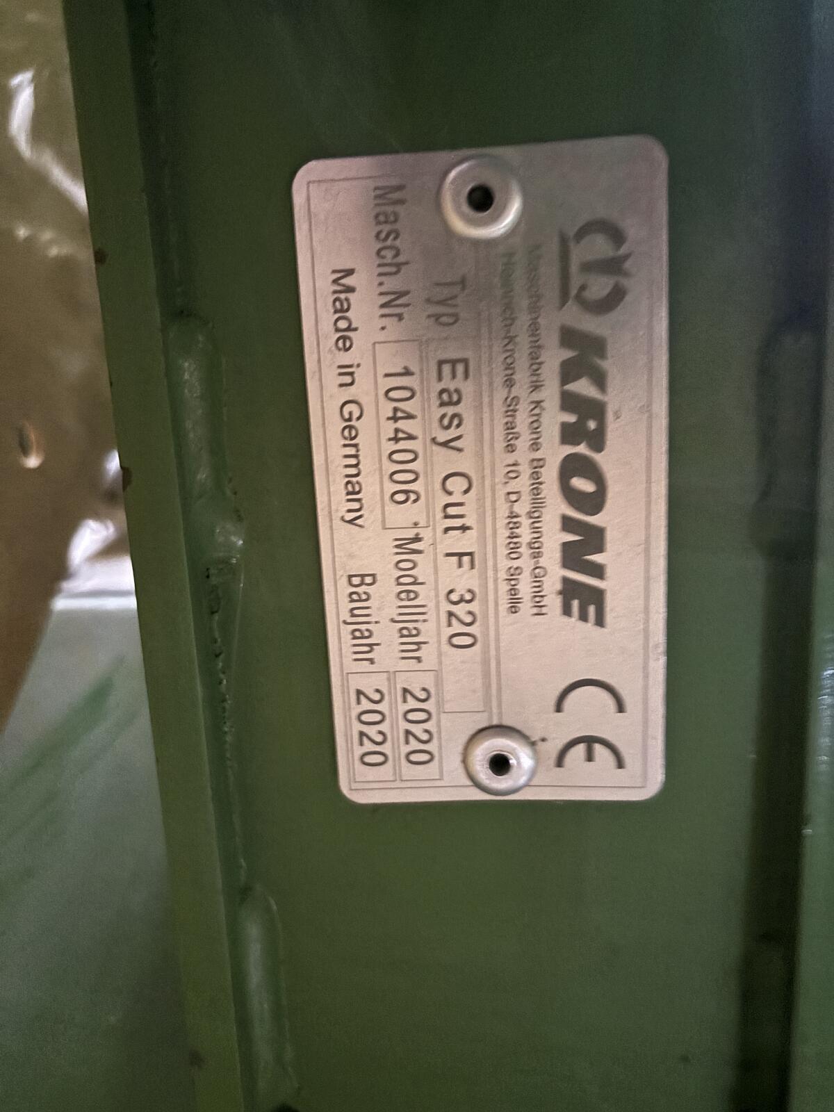 Krone Easy Cut F 320 Gen.3 3