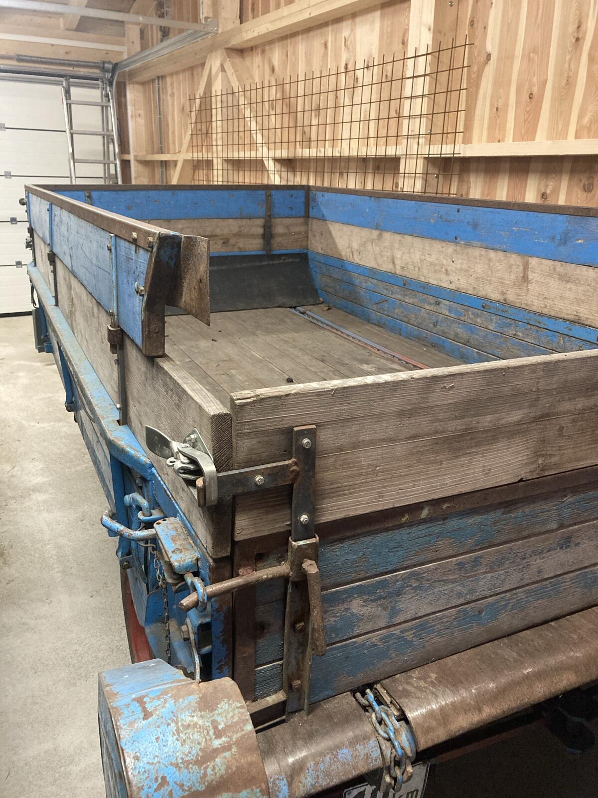 Miststreuer Mengele Doppeltrumpf ES20, Abschiebewagen 2