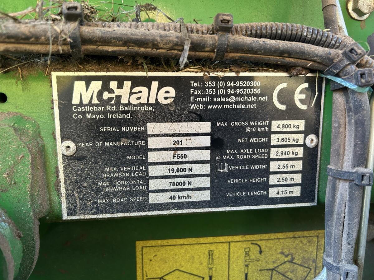 McHale F550 Rundballenpresse 2