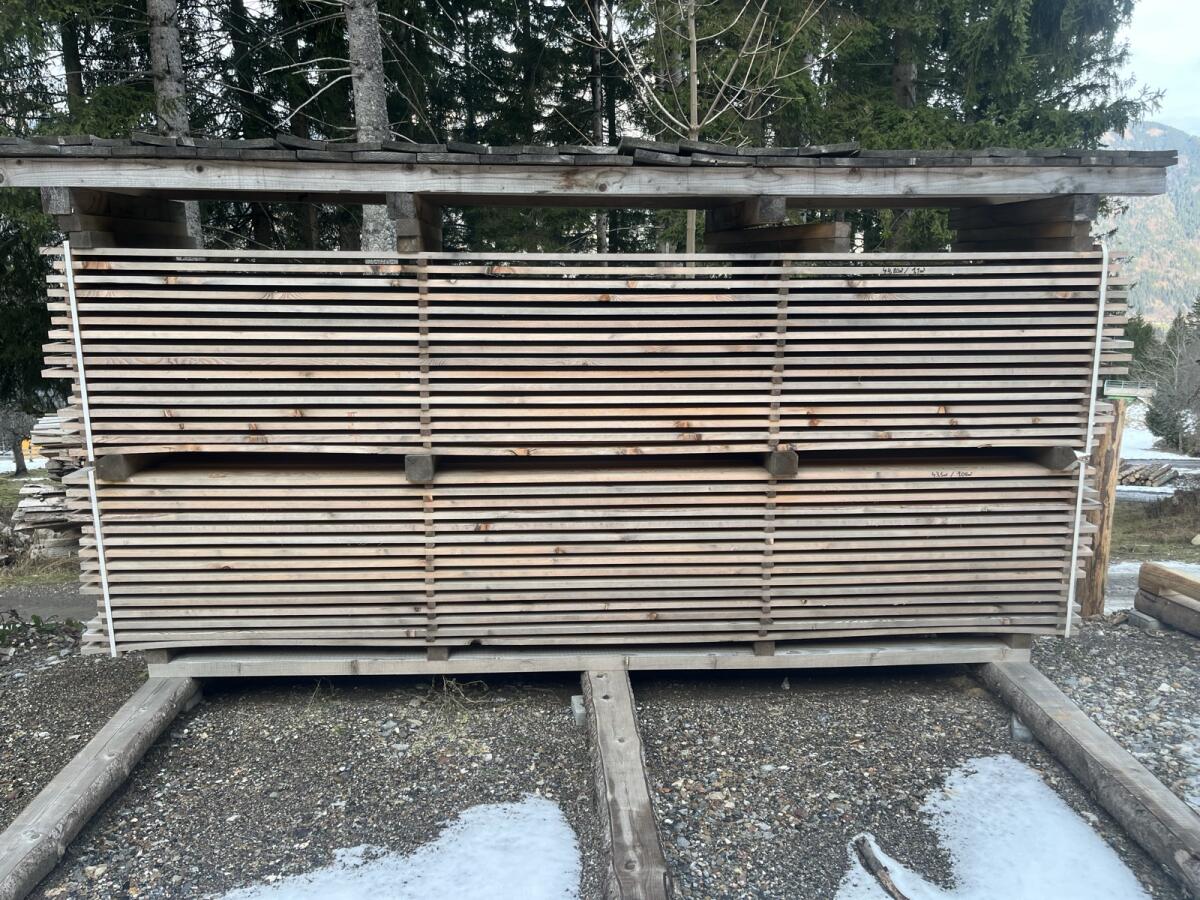 Rauschalung, Lärchenbretter 2