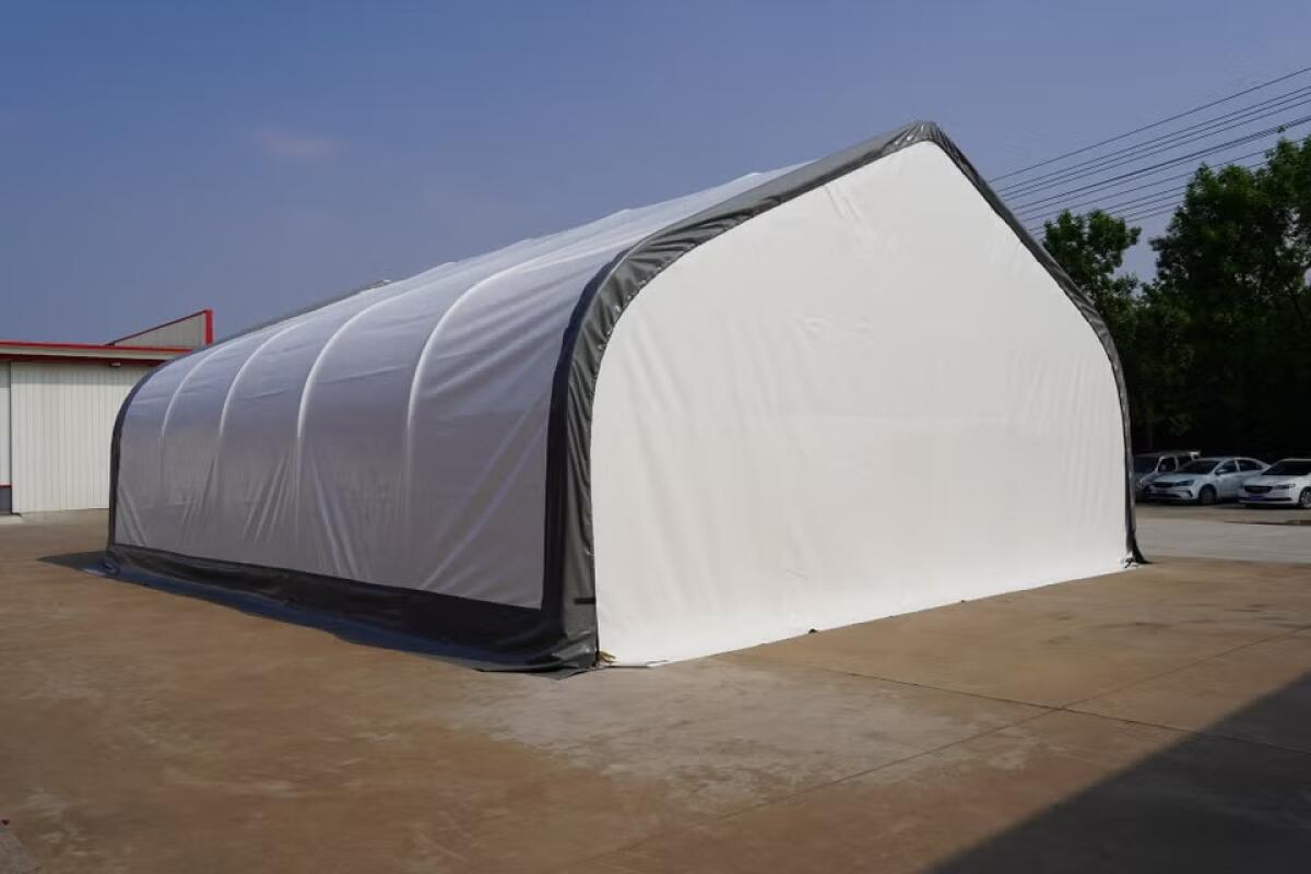 Kunststoffhalle 10 x 12 m 3