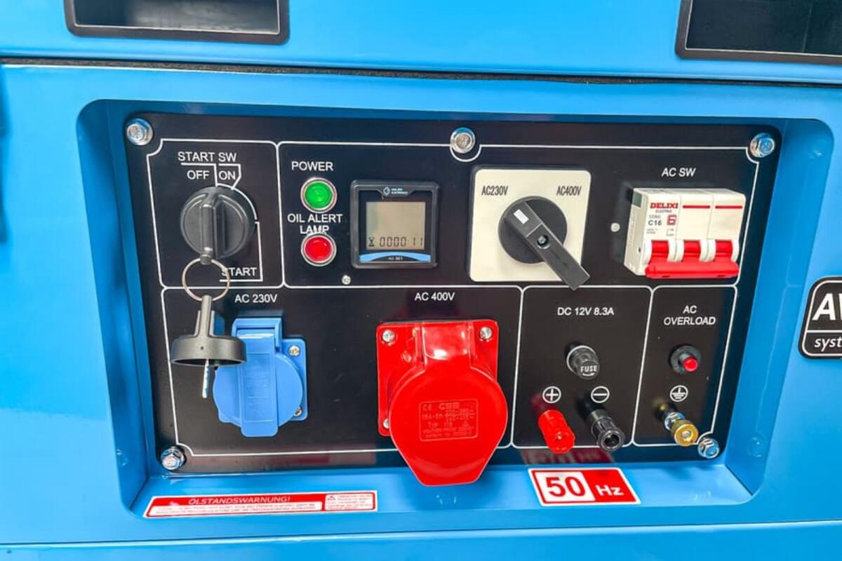 Vario Tech VT-DG8500SE-N3 Notstromaggregat Diesel Generator 2