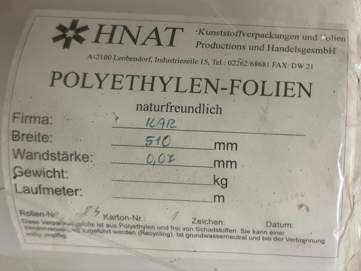 Polyethylen Schrumpffolie 2