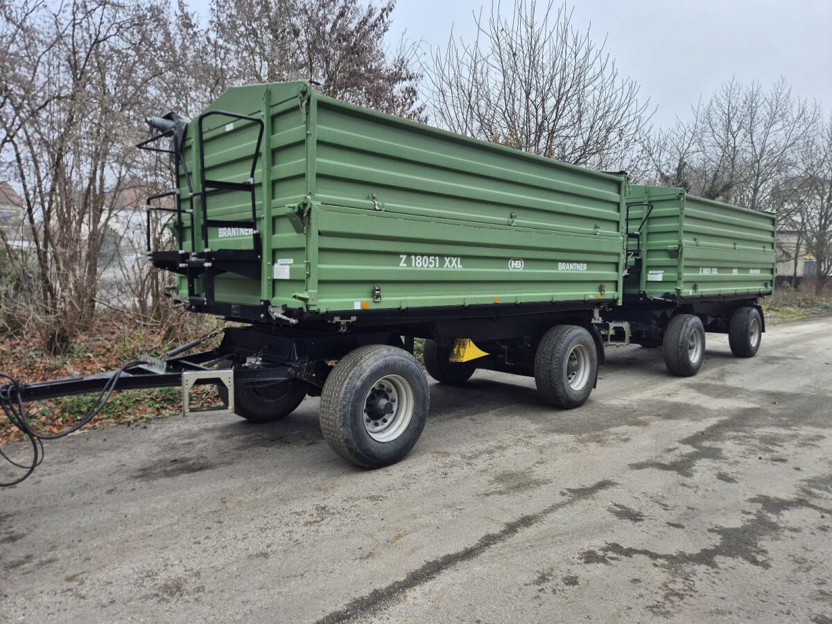 Brantner 18 t XXL Dreiseitenkipper 2 Stk. Bj. 2015 2