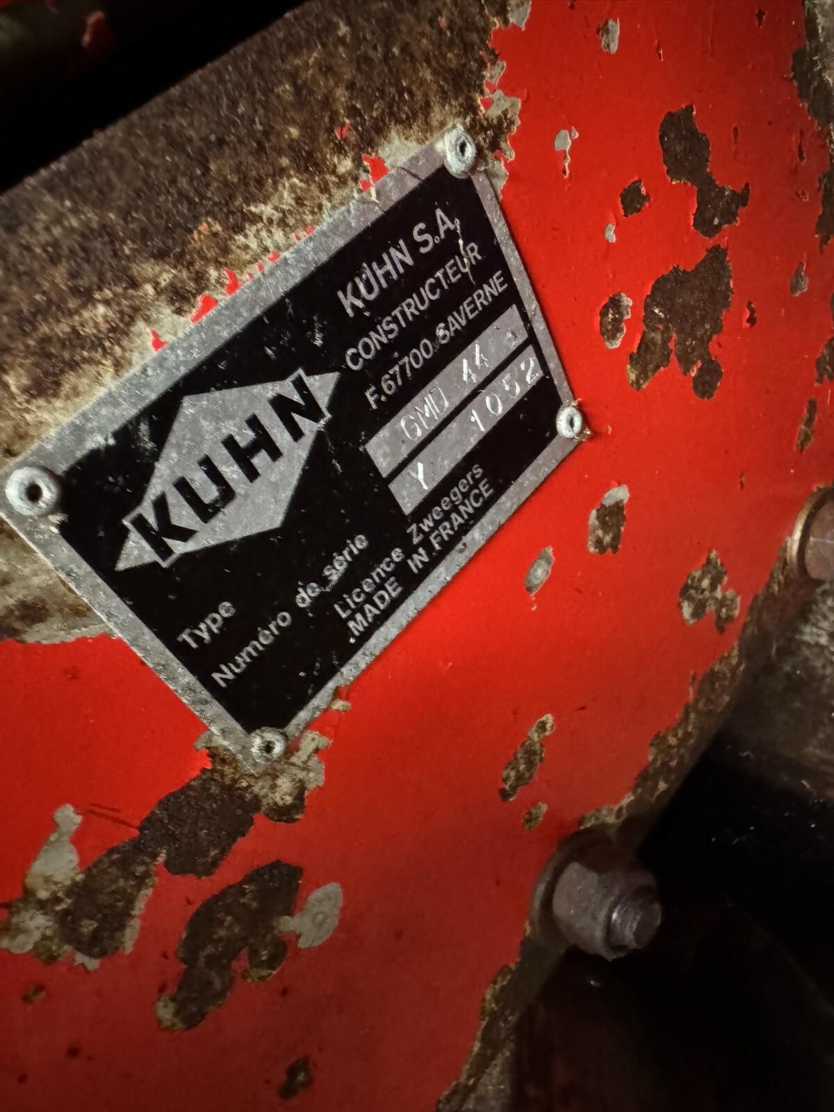 Taarup Mähwerk, Kuhn Balken, Aufbereiter 3