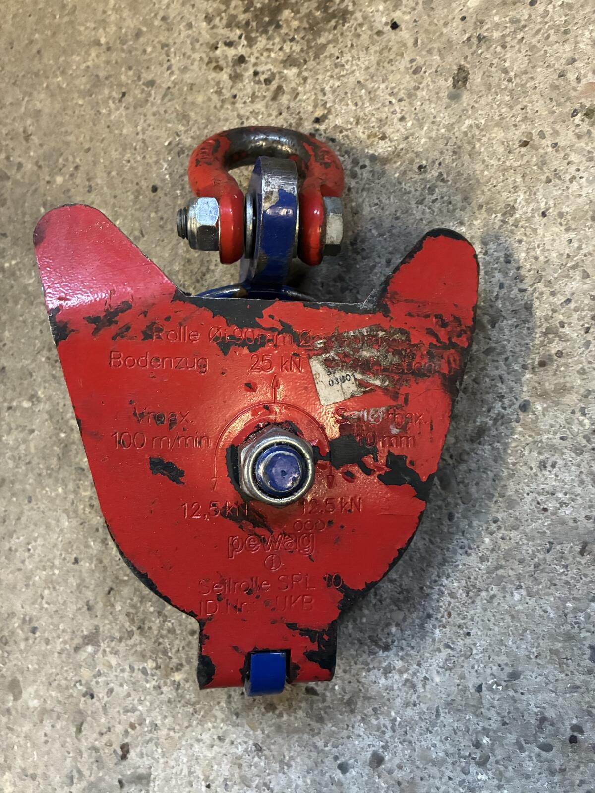 Pewag SRL 10 Umlenkrolle, wenig benutzt 2
