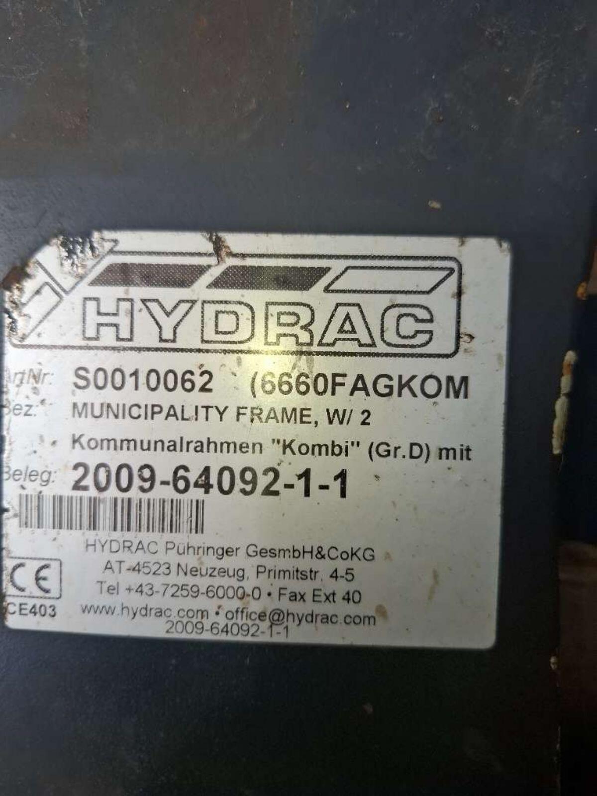 Kommunalrahmen CVT 6160 Tier 3 (S-matic) Schneepflugplatte 3