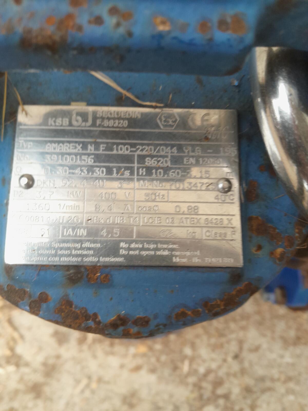 Schmutzwasserpumpe/Güllepumpe 2