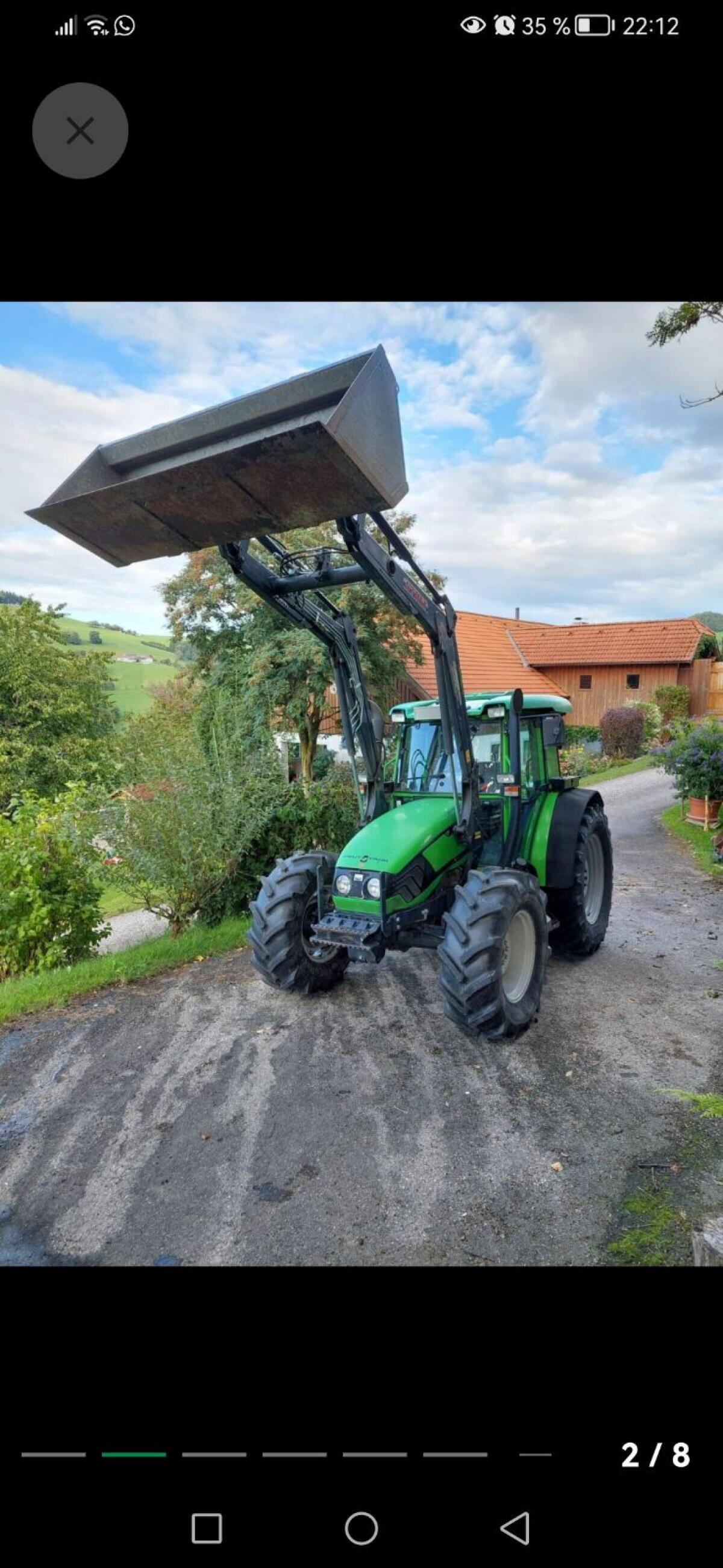 Deutz Agroplus 85 inkl. Frontlader Stoll 850P 2