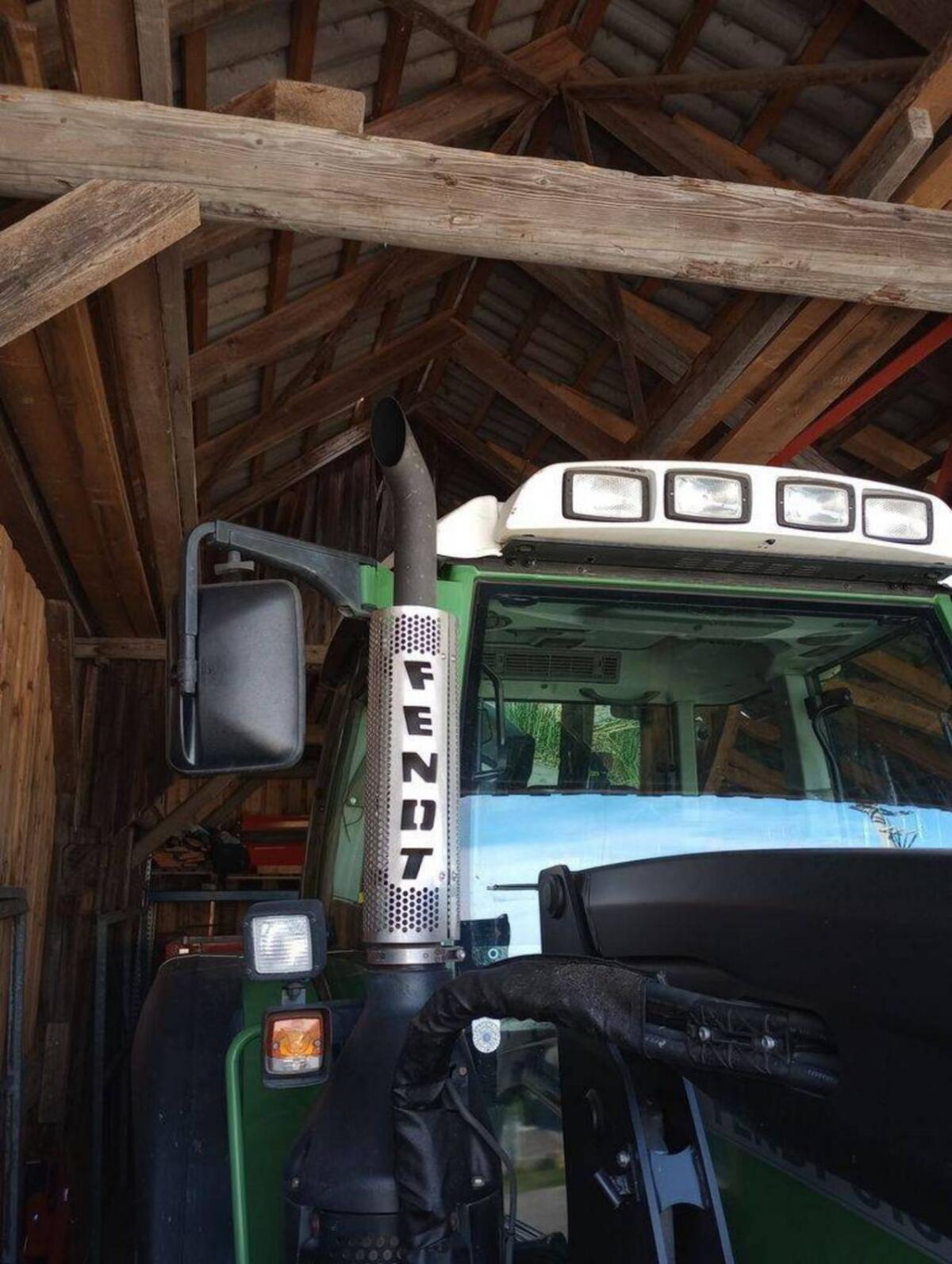 Auspuffblech Edelstahl für Fendt 300 Vario SCR 3