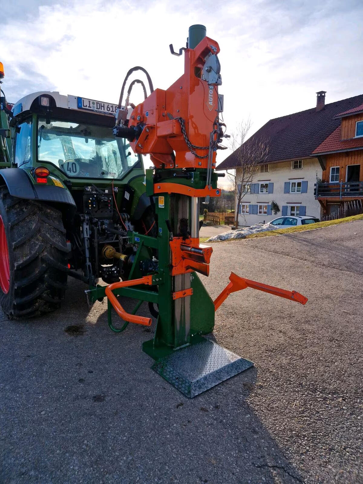 Posch Hydro Combi 26 t Holzspalter Forst Crowi Seilwinde 2
