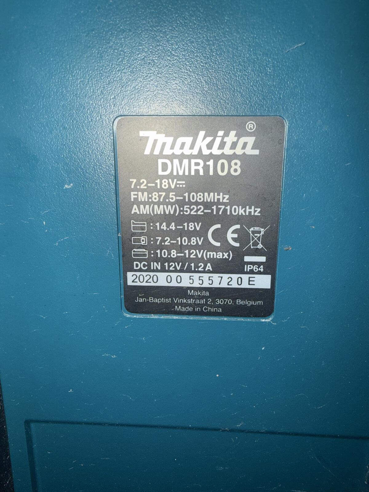 Makita Baustellenradio [Bluetooth] DMR108 2