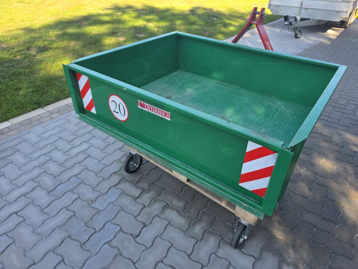 Hydraulische Kippmulde 750 kg Nutzlast KAT 1+2 2