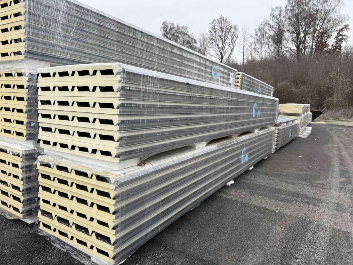 Baustoffe, Trapezblech, Sandwichpaneele, Zubehör, Lagerware 2
