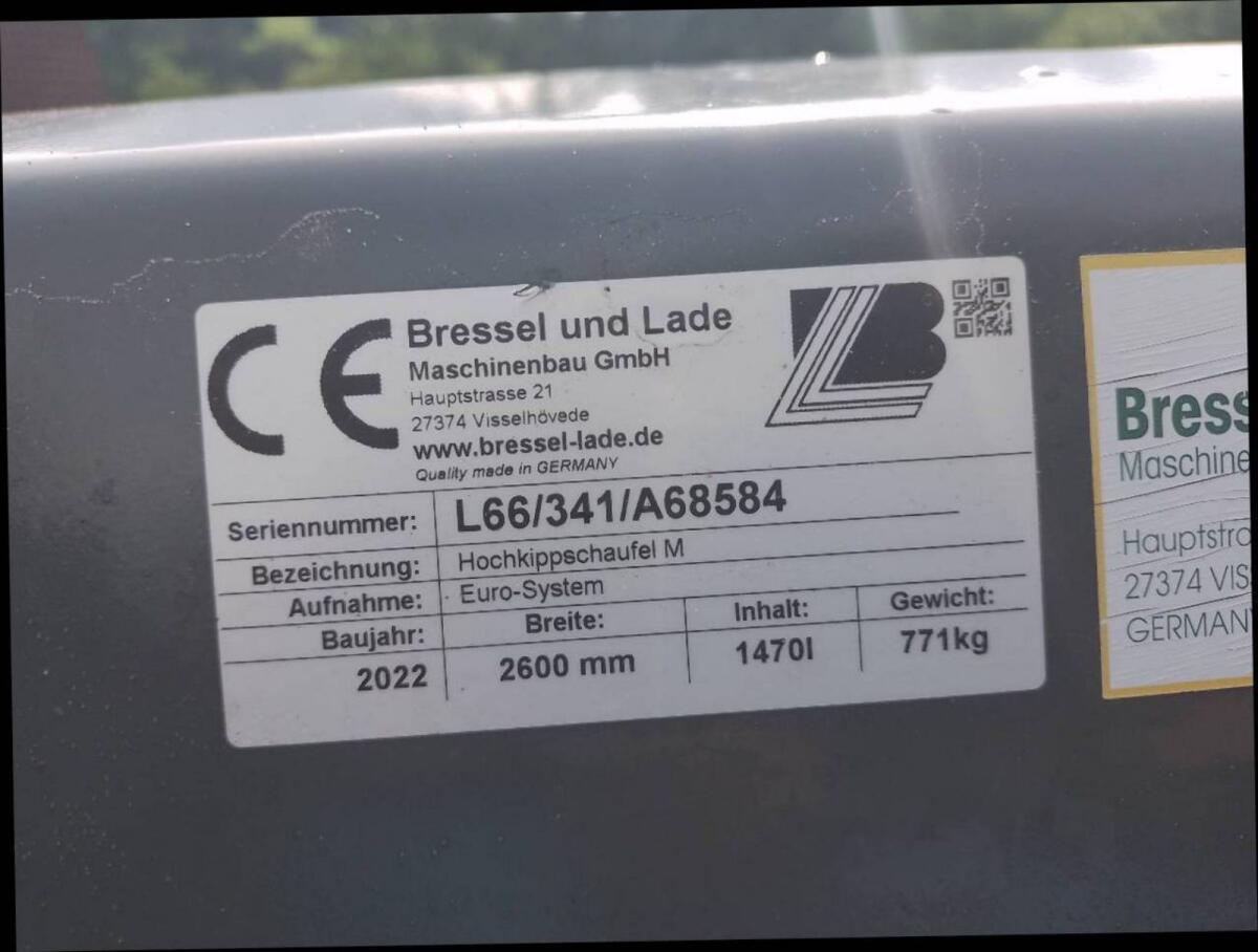 Frontladerschaufel, Hochkippschaufel 2