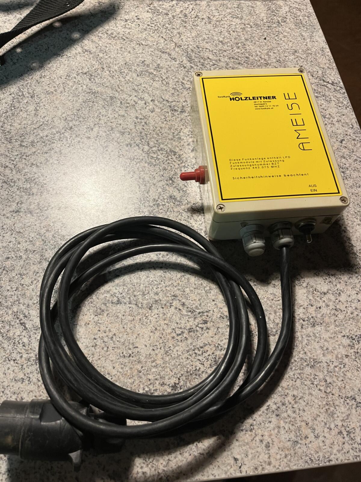 Funkanlage für Seilwinde 2