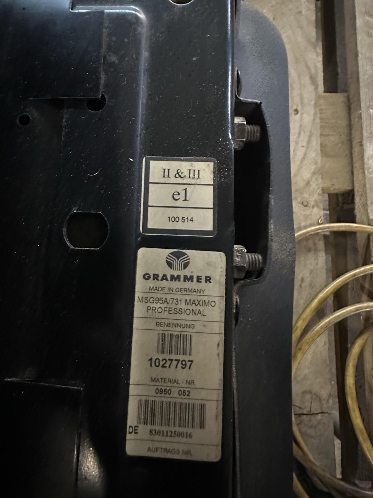 Grammer MSG95A/731 Maximo Professional 3