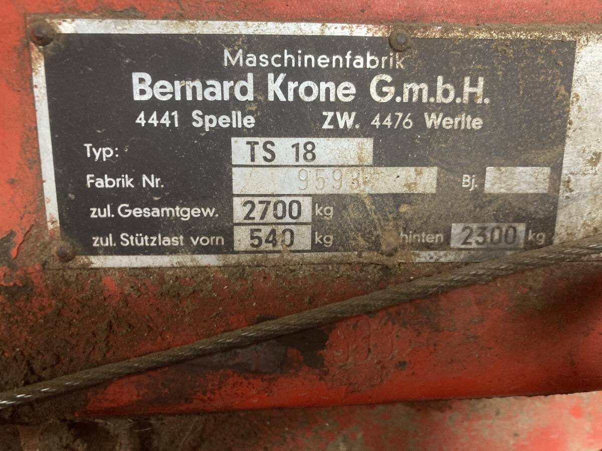 Ladewagen Krone TS 18 3