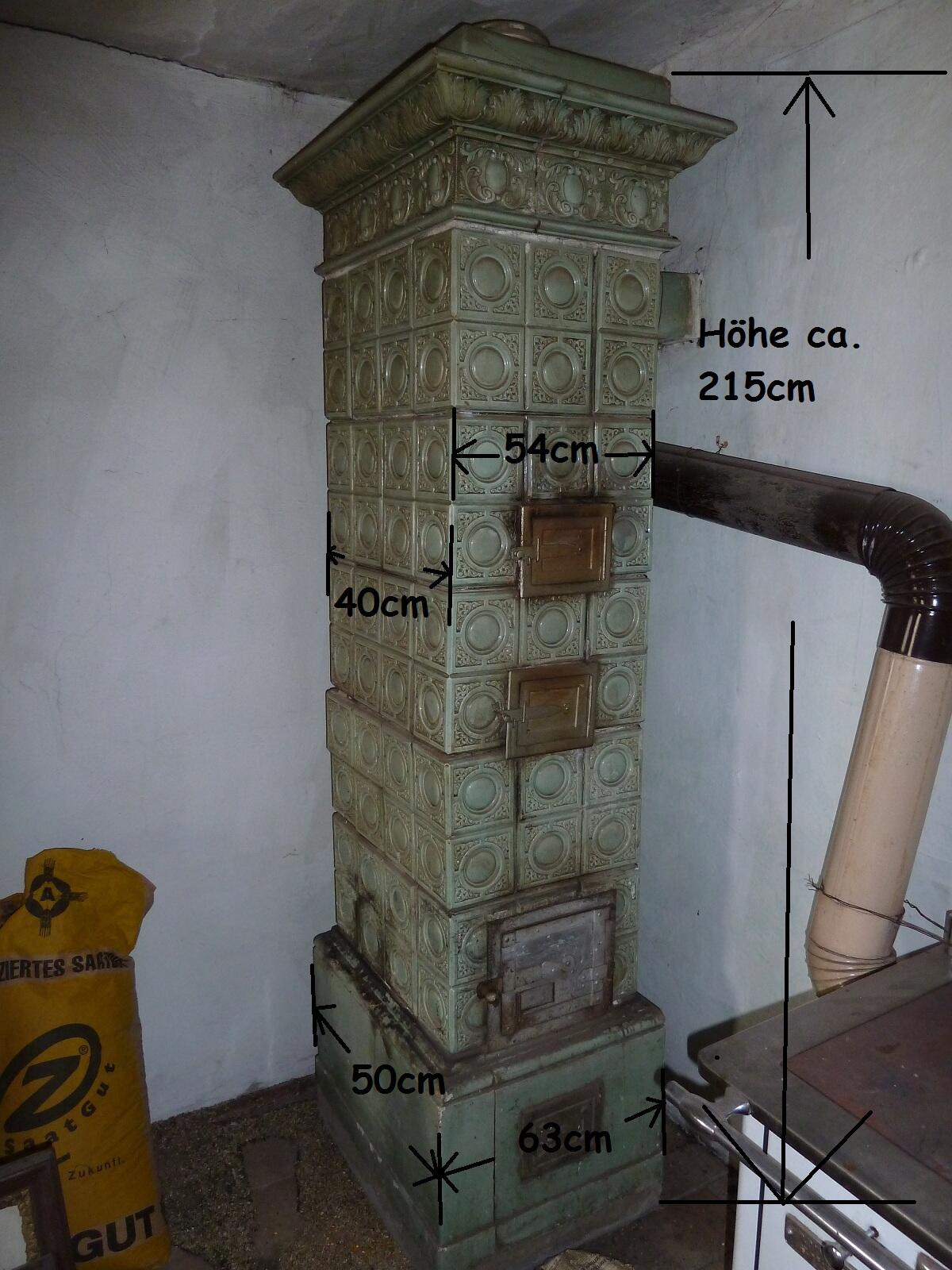 Antiker Kachelofen 2