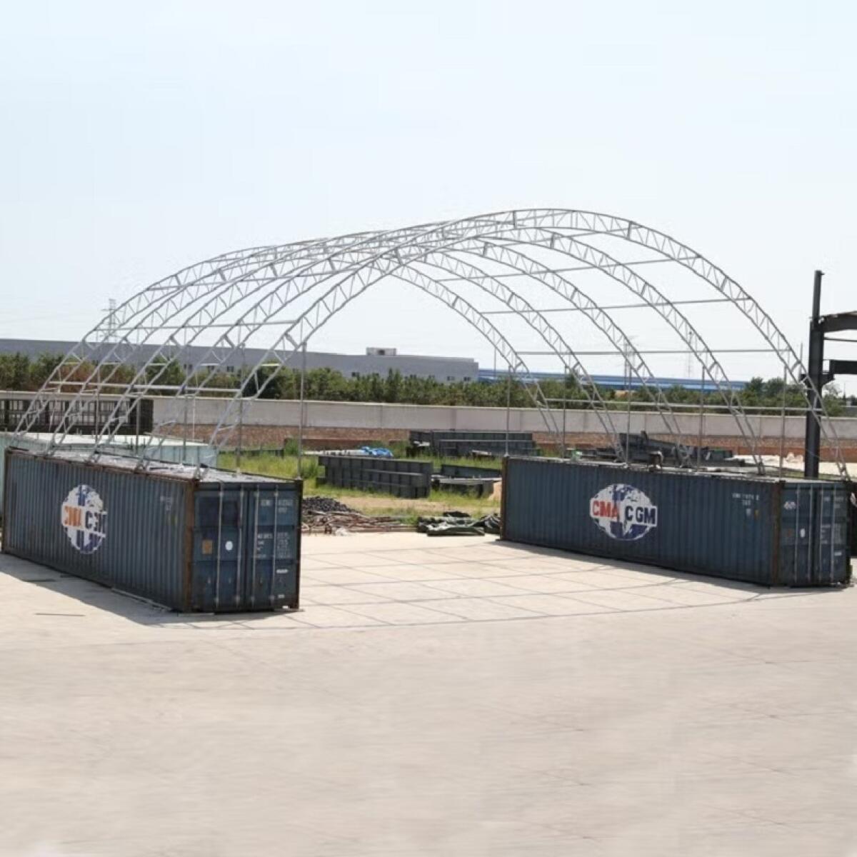 Zeltüberbau 12 m x 18 m 2