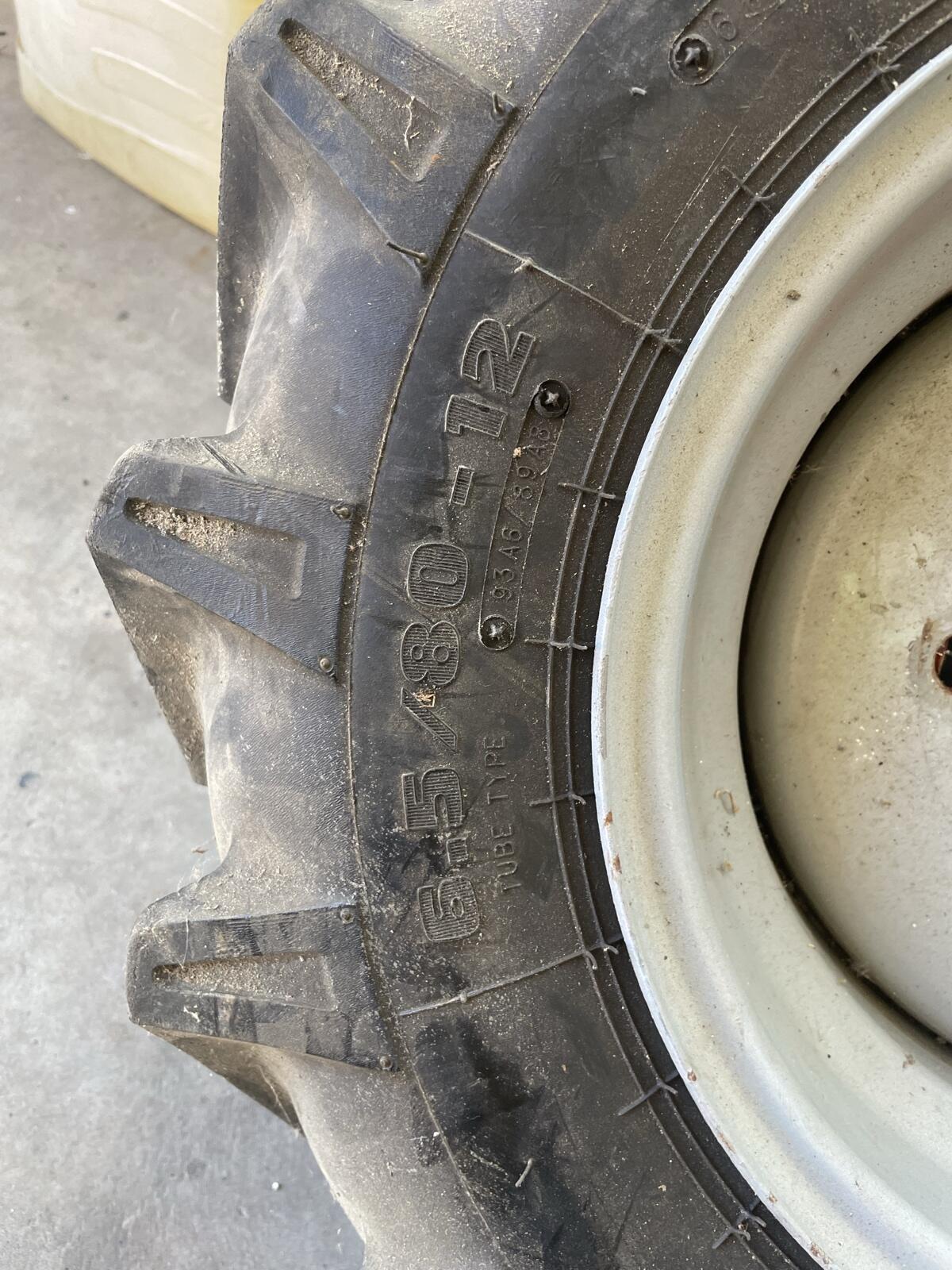 Komplettrad 6,5/80-12 2