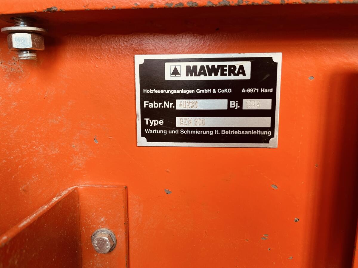 Mawera Hacker Holzzerkleinerungsmaschine RZM200 3