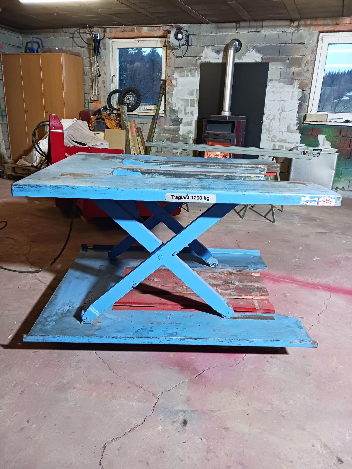 Verkaufe gebrauchten Flexlift Scherenhubtisch 3