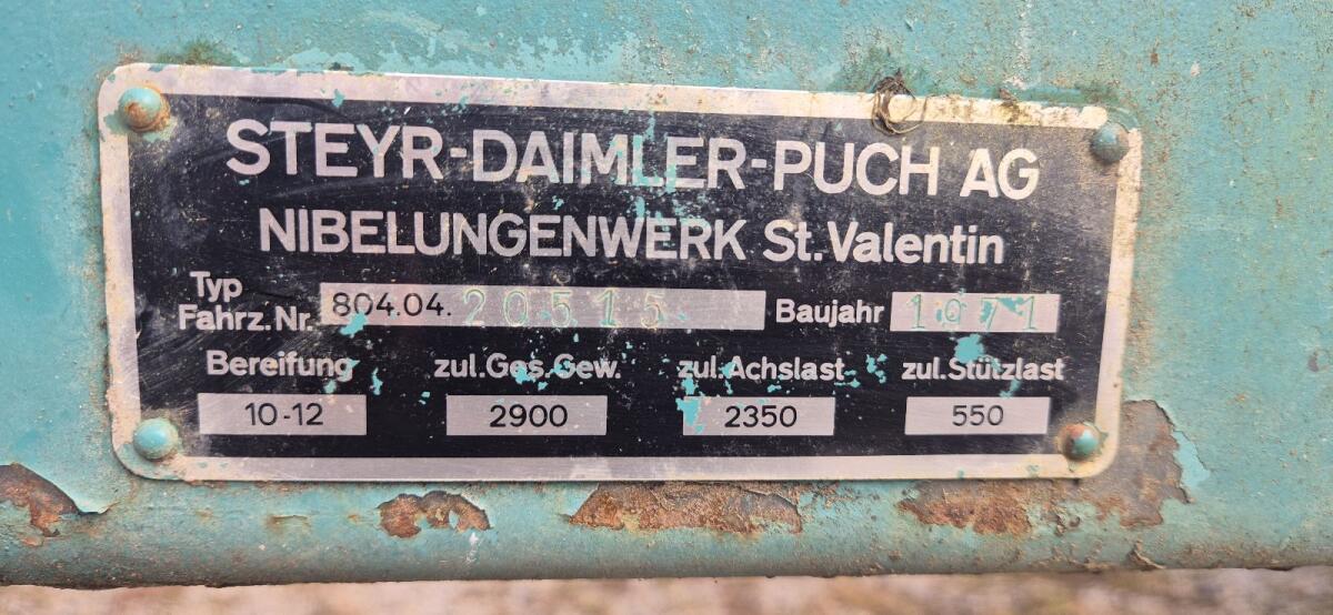 Steyr Hamster Plus 17 Fahrgestell 2