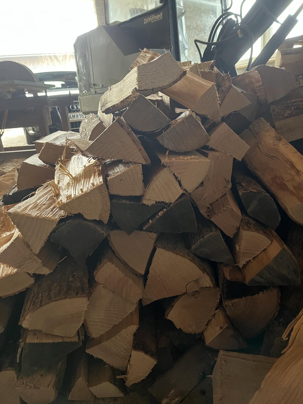 Brennholz Esche trocken 2