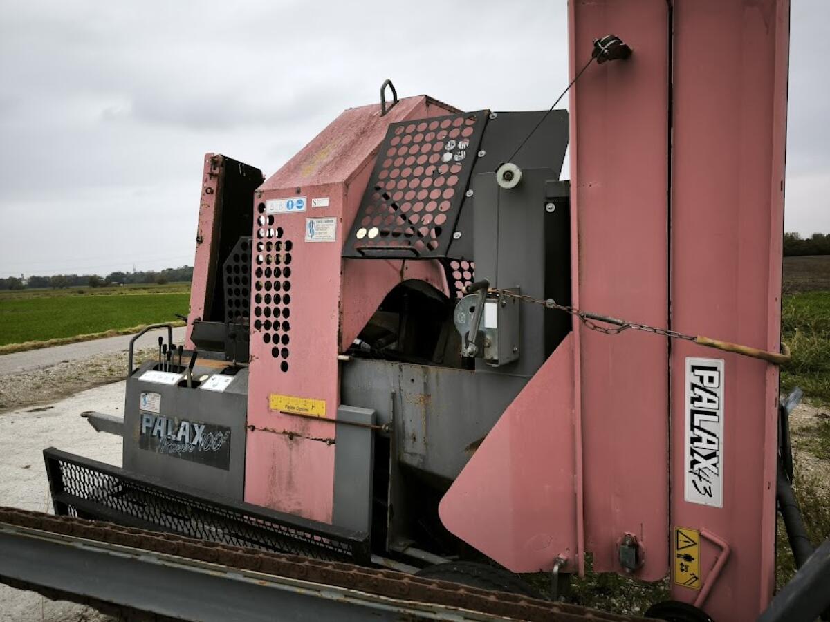 Palax Sägespalter Power 100 S mit Auflagetisch Mega 2