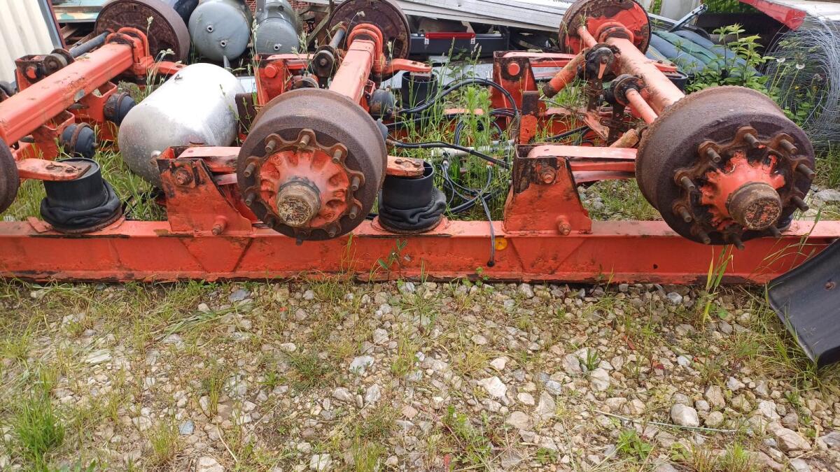 Tridem, Tandem Fahrgestell, Lkw Achsen 2