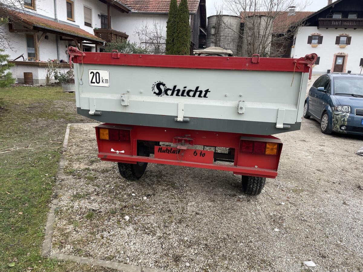 Zweiachsanhänger Schicht 2