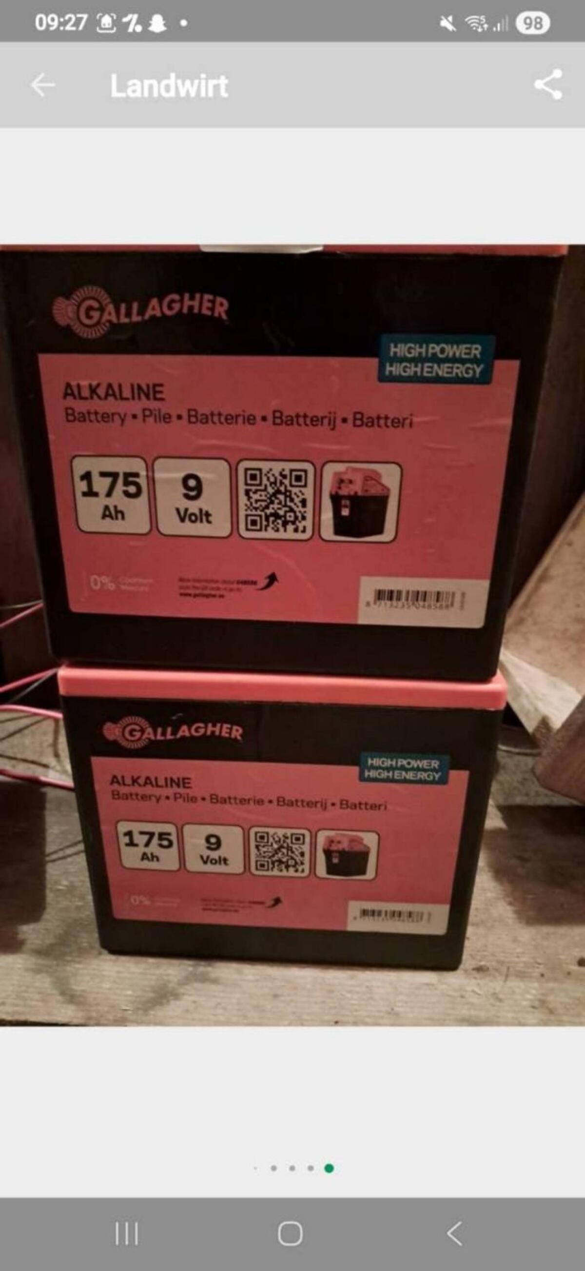 Weidezaungerät, 2 Batterien BD 300 3