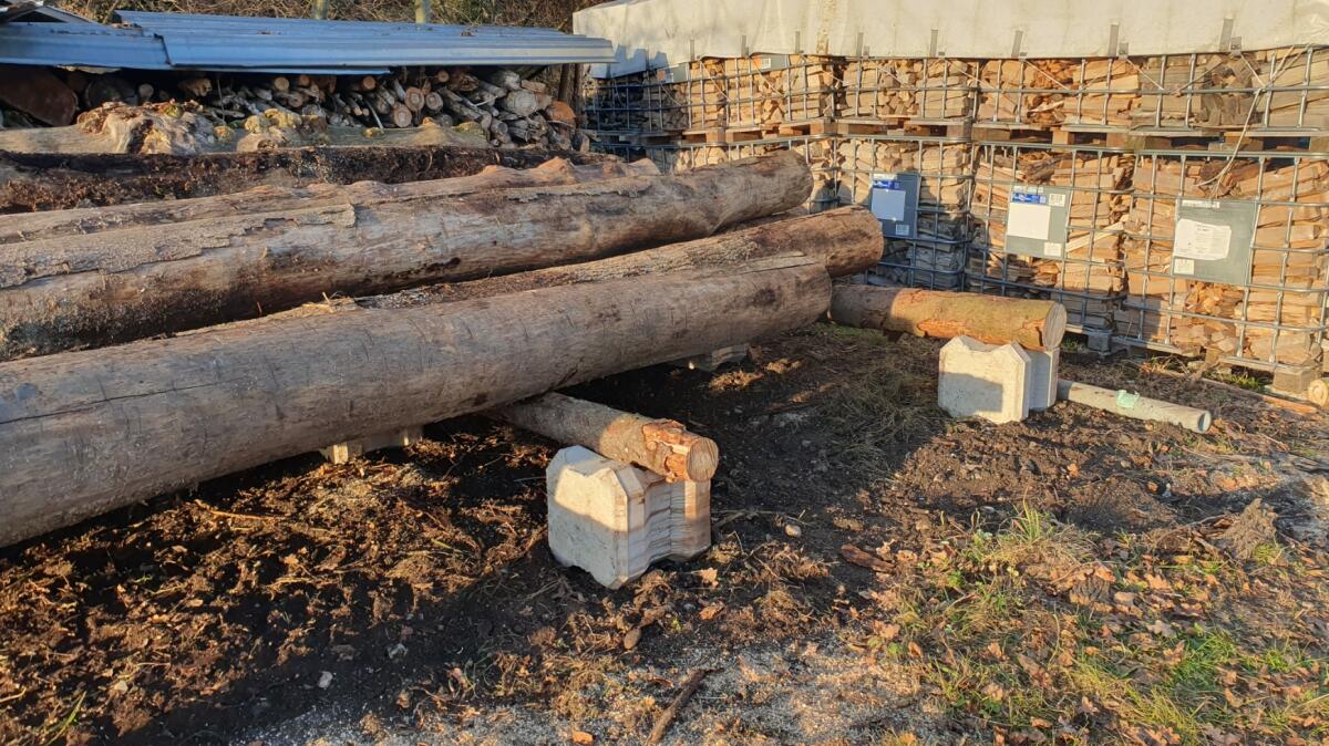 Betonunterleger, Holzunterleger, Betonsockel 3